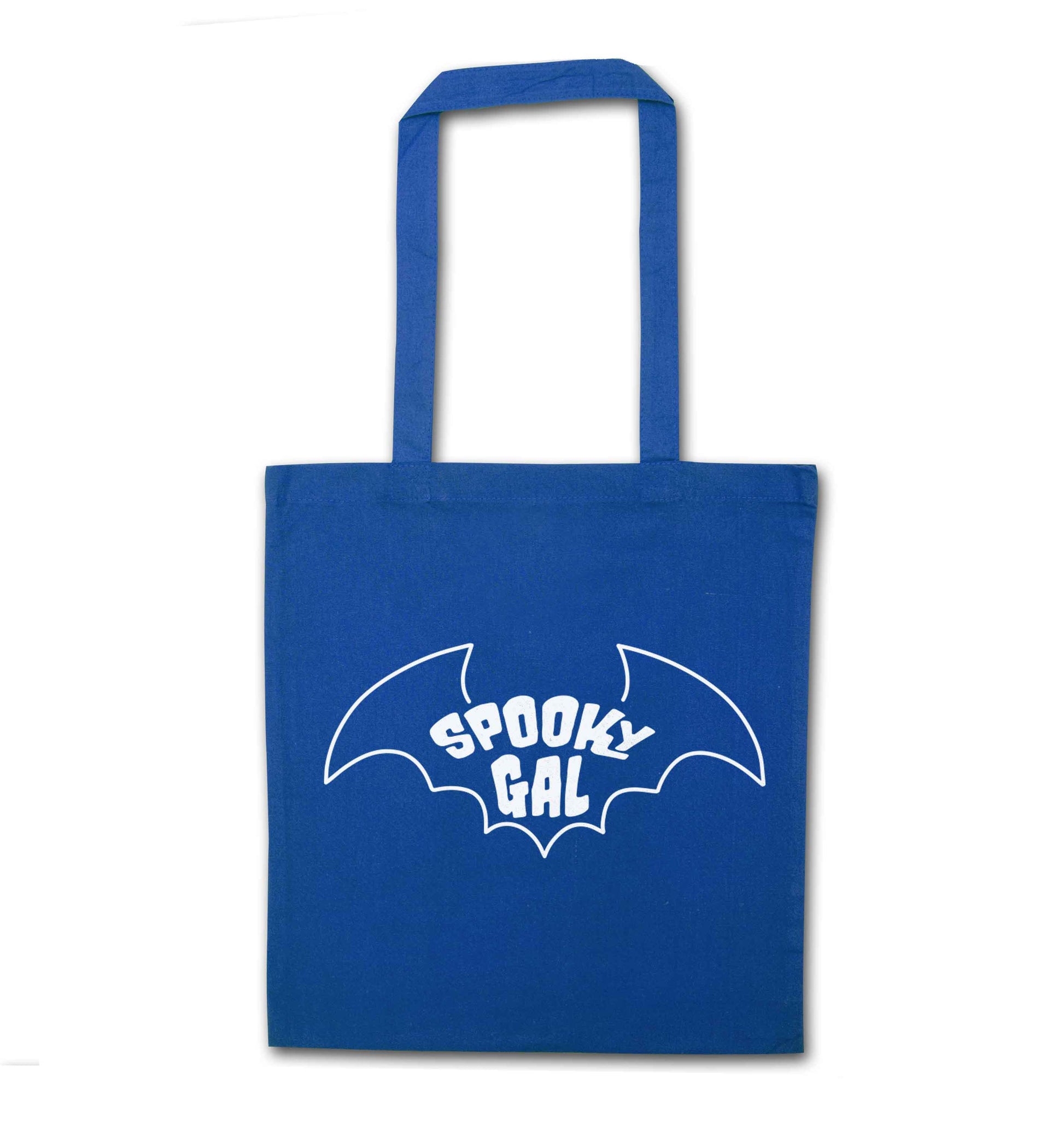 Spooky gal Kit blue tote bag