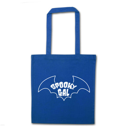 Spooky gal Kit blue tote bag