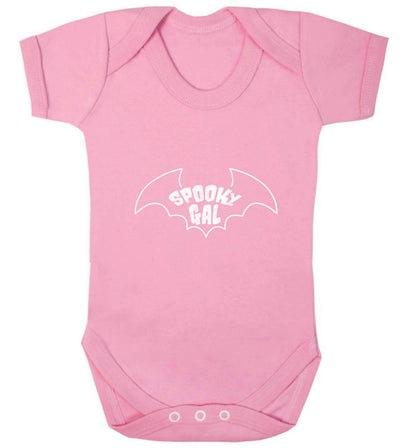 Spooky gal Kit baby vest pale pink 18-24 months