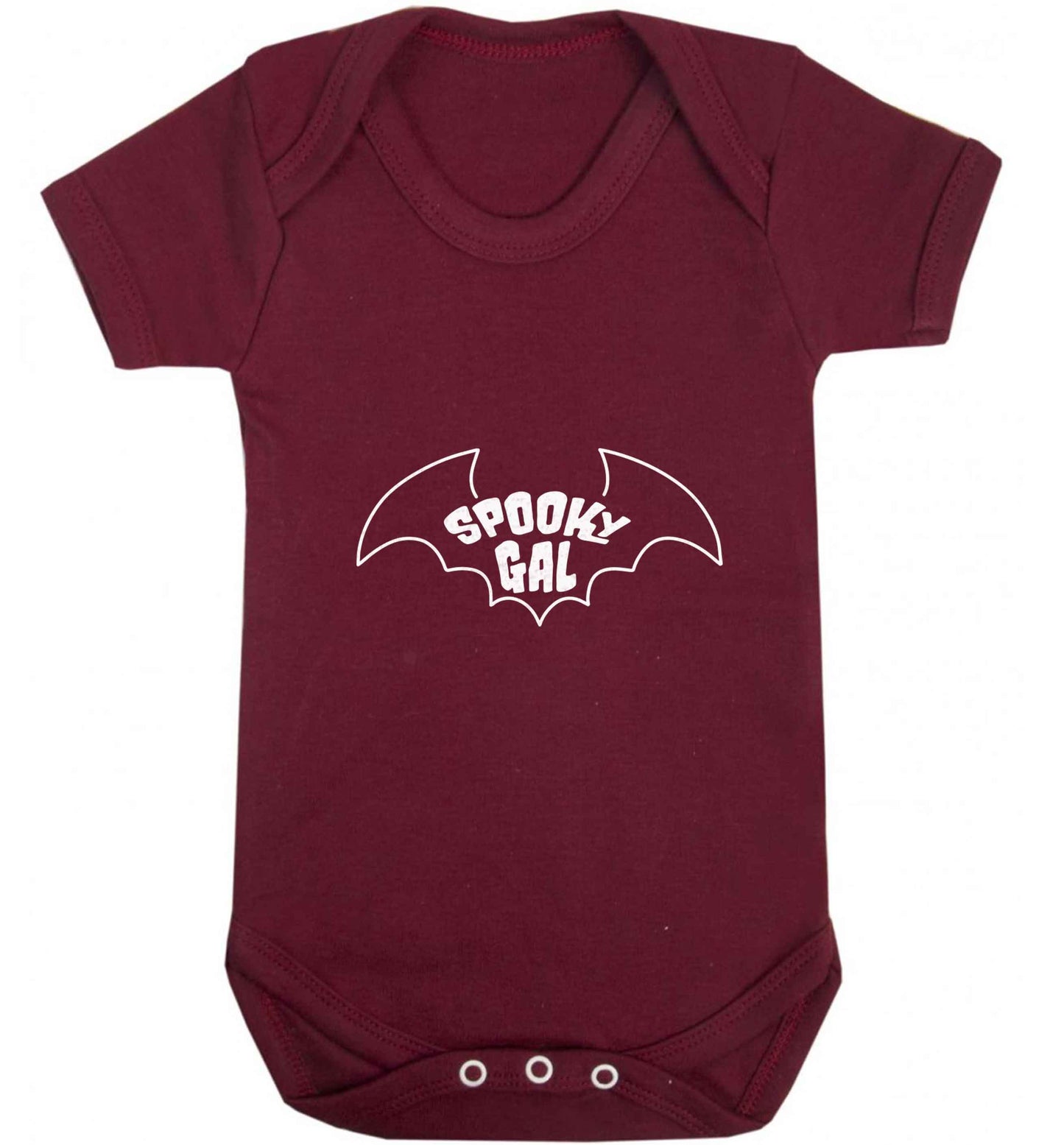 Spooky gal Kit baby vest maroon 18-24 months