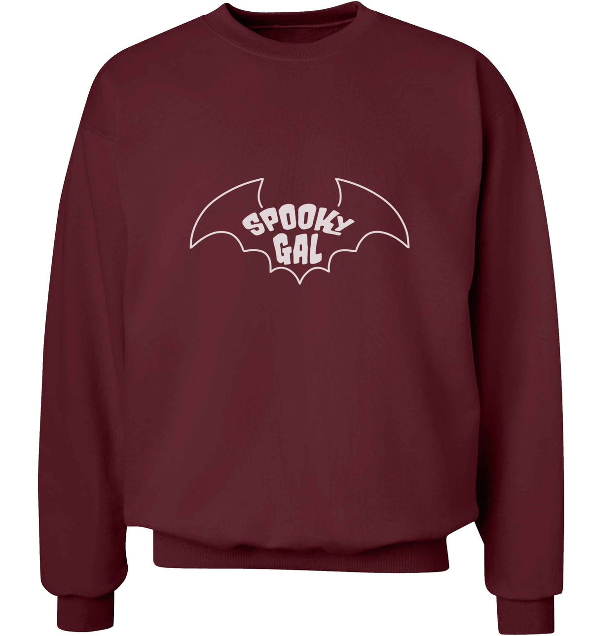 Spooky gal Kit adult's unisex maroon sweater 2XL