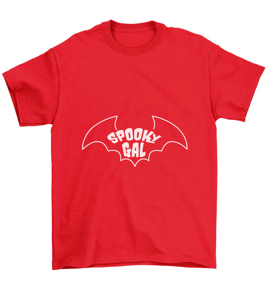 Spooky gal Kit Children's red Tshirt 12-13 Years