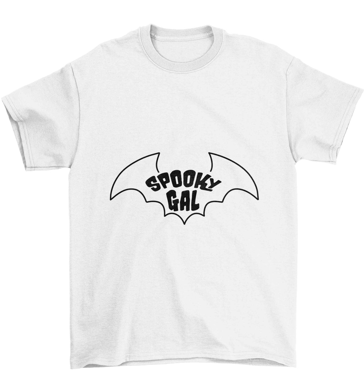 Spooky gal Kit Children's white Tshirt 12-13 Years