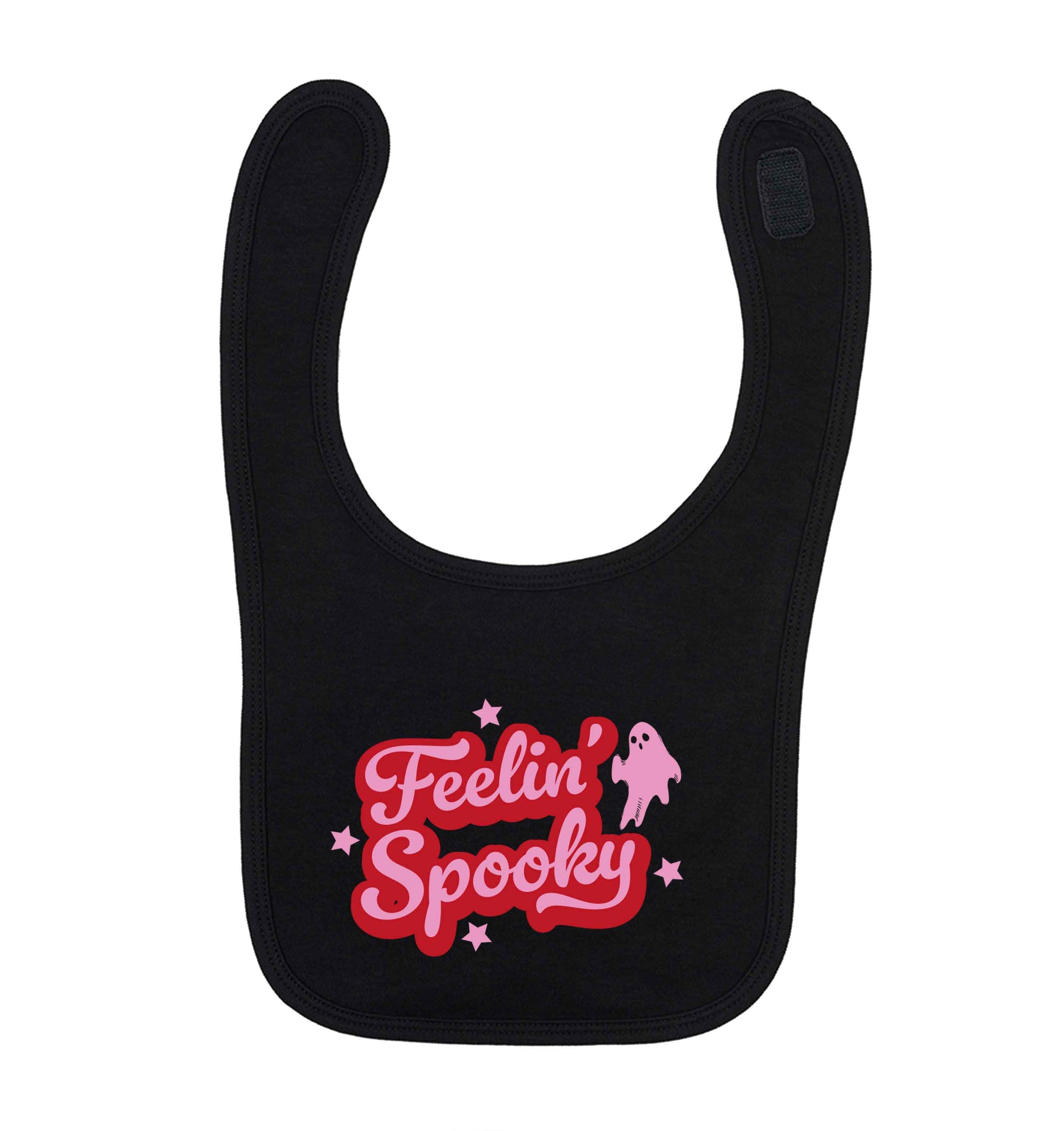 Feelin' Spooky Kit black baby bib