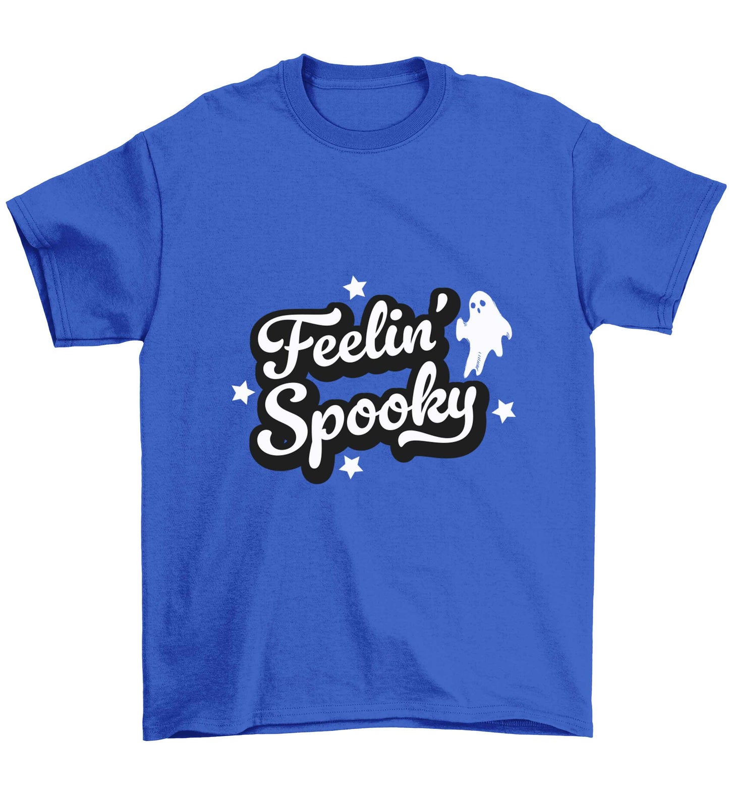 Feelin' Spooky Kit Children's blue Tshirt 12-13 Years