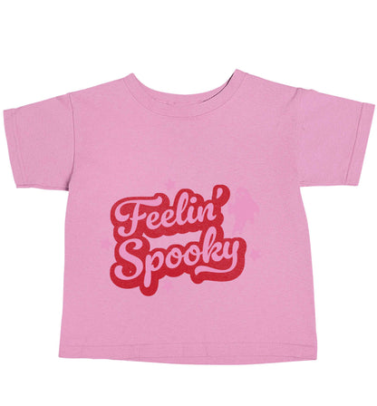 Feelin' Spooky Kit light pink baby toddler Tshirt 2 Years