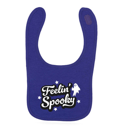 Feelin' Spooky Kit purple baby bib