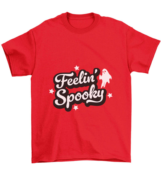 Feelin' Spooky Kit Children's red Tshirt 12-13 Years