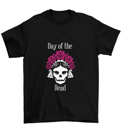Day of the dead Children's black Tshirt 12-13 Years