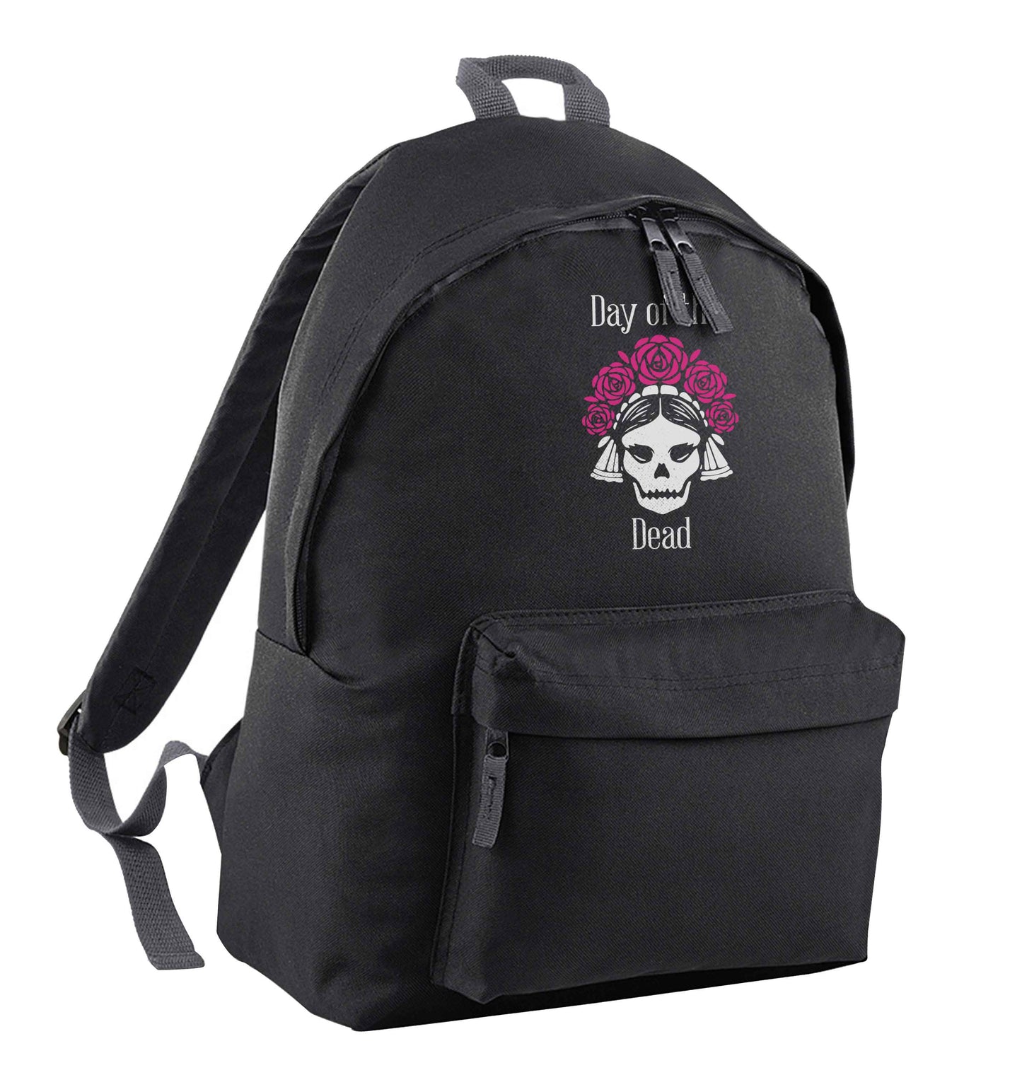 Day of the dead black children's backpack