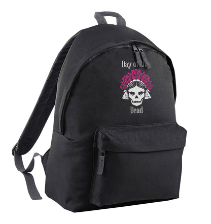 Day of the dead black children's backpack