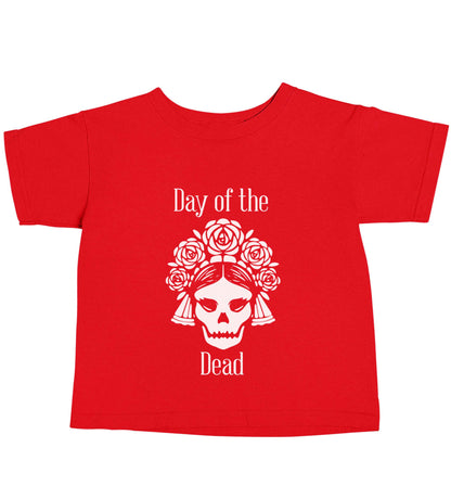 Day of the dead red baby toddler Tshirt 2 Years