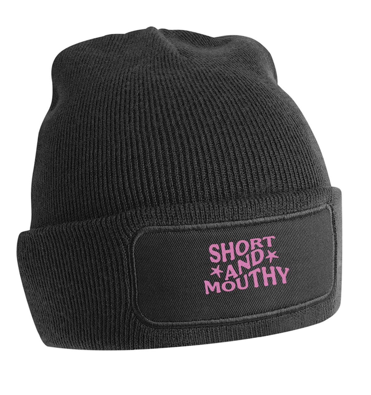Short and mouthy beanie hat