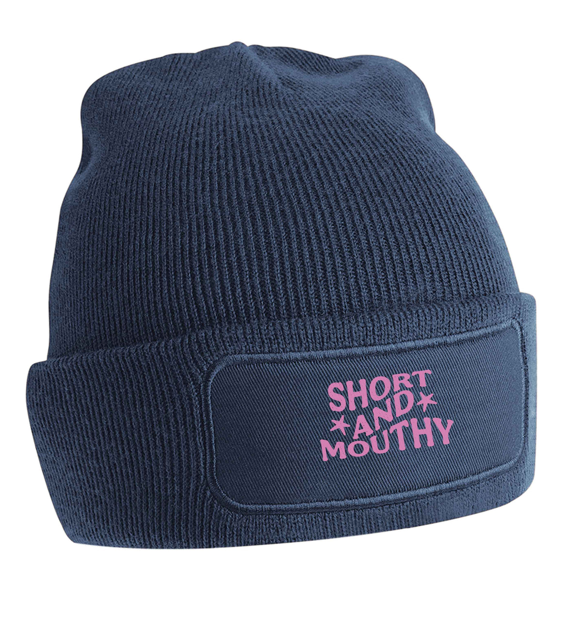 Short and mouthy beanie hat