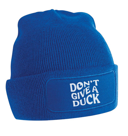 Don't give a duck beanie hat