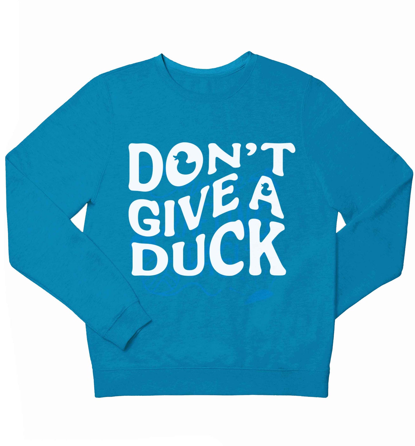 Don't give a duck children's blue sweater 12-13 Years