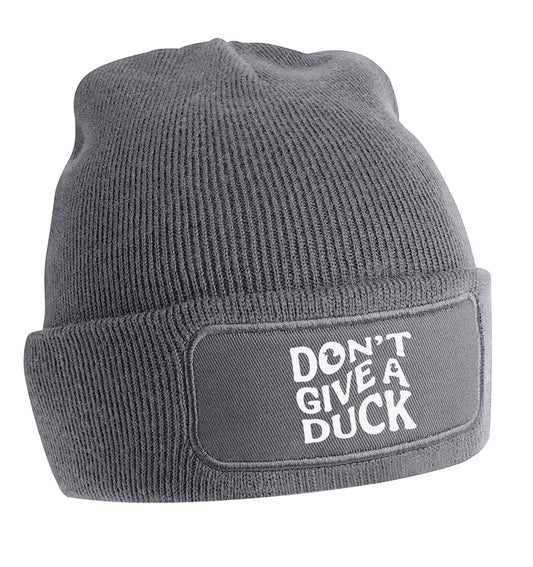 Don't give a duck beanie hat