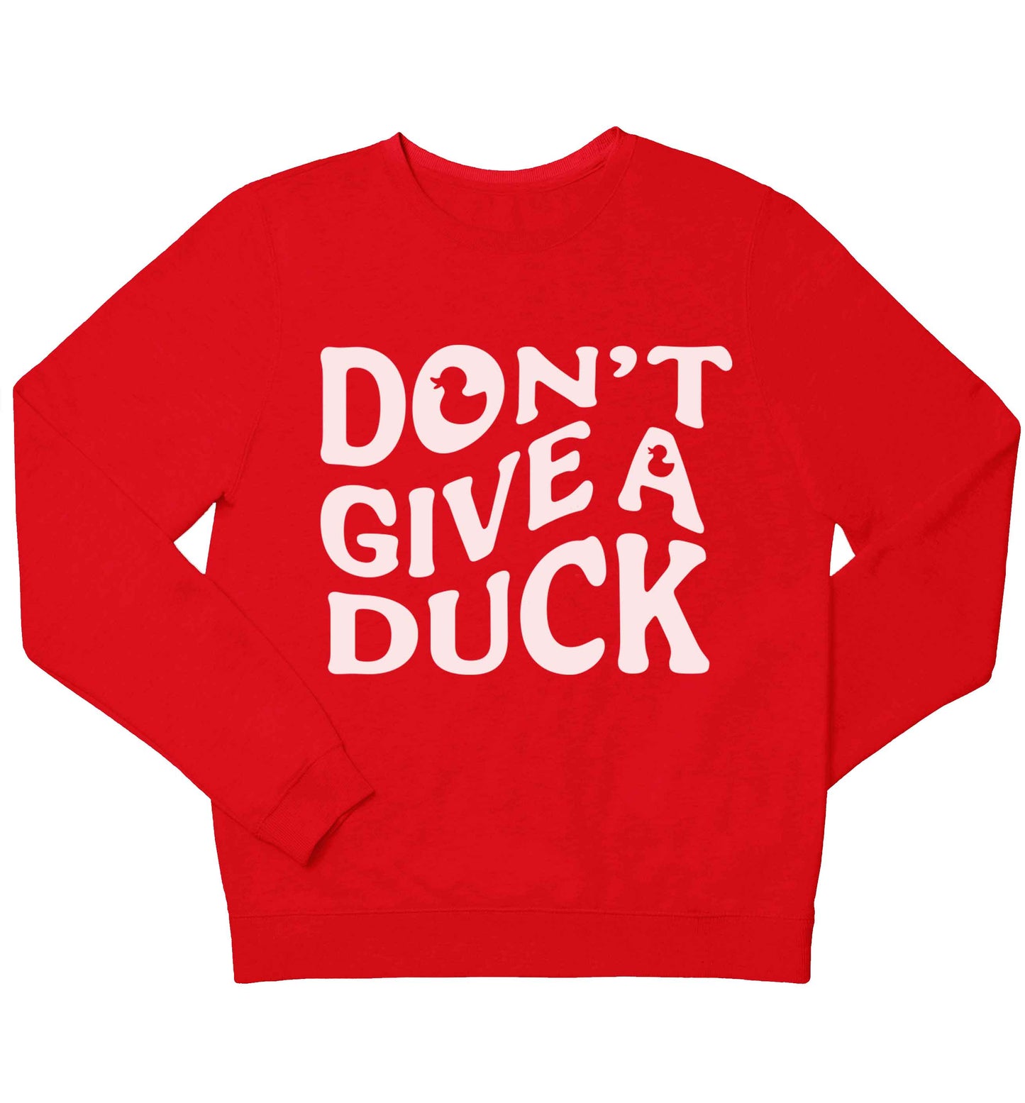 Don't give a duck children's grey sweater 12-13 Years