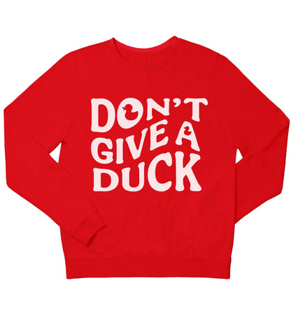 Don't give a duck children's grey sweater 12-13 Years