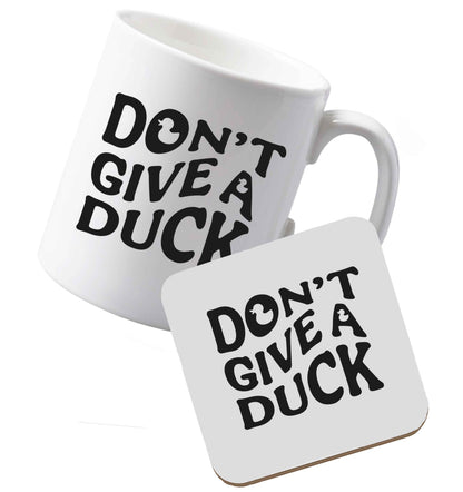 10 oz Ceramic mug and coasterShort and Mouthy both sides