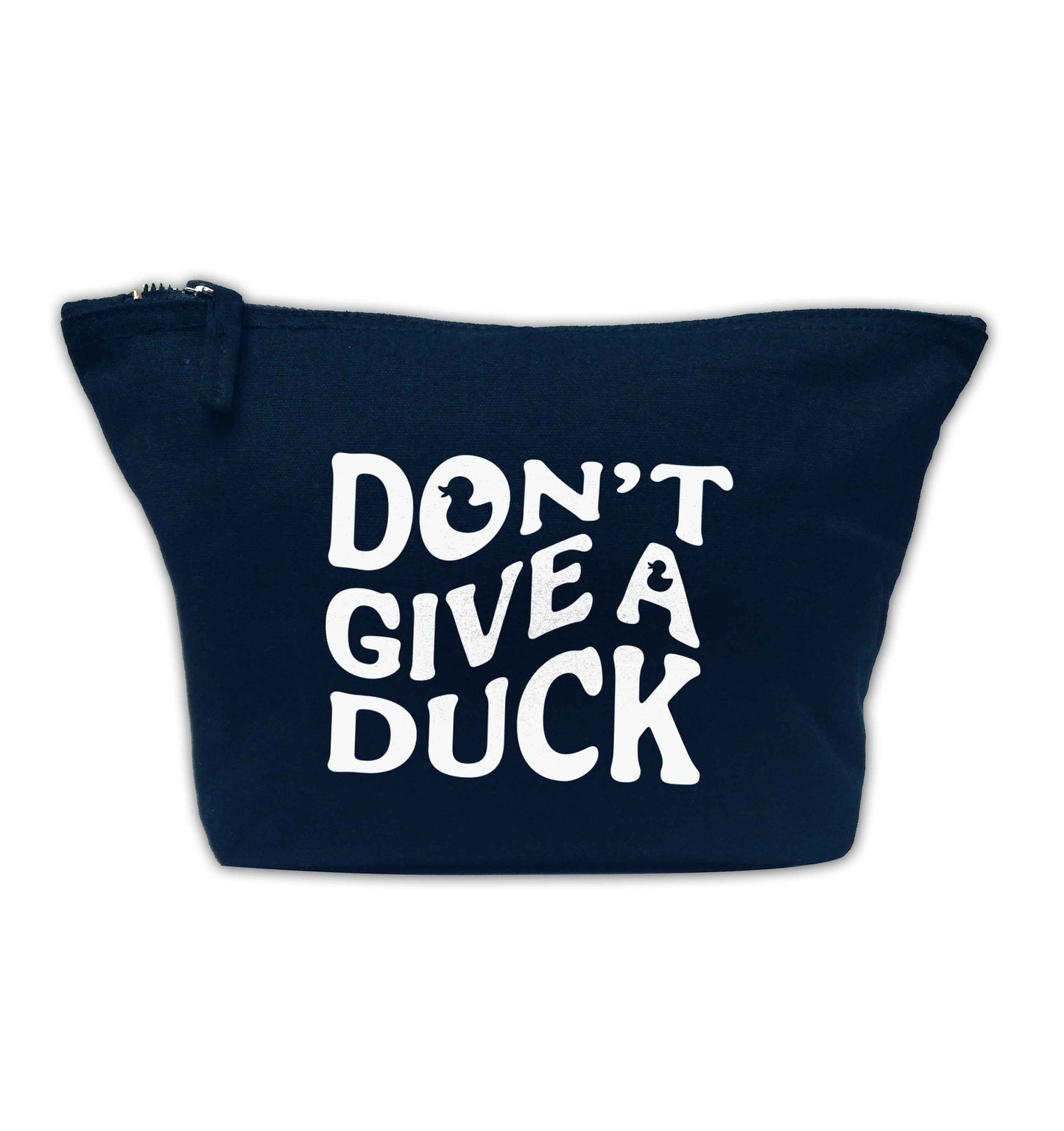 Don't give a duck navy makeup bag