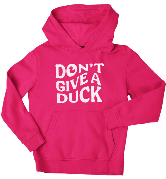Don't give a duck children's pink hoodie 12-13 Years