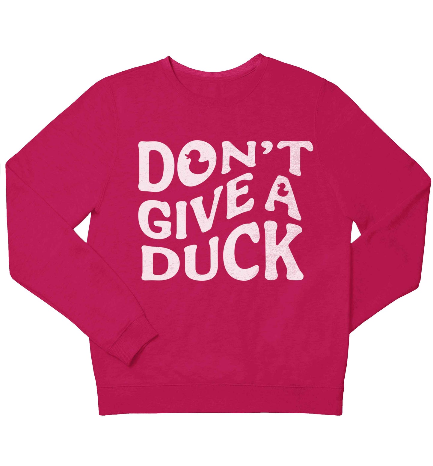 Don't give a duck children's pink sweater 12-13 Years