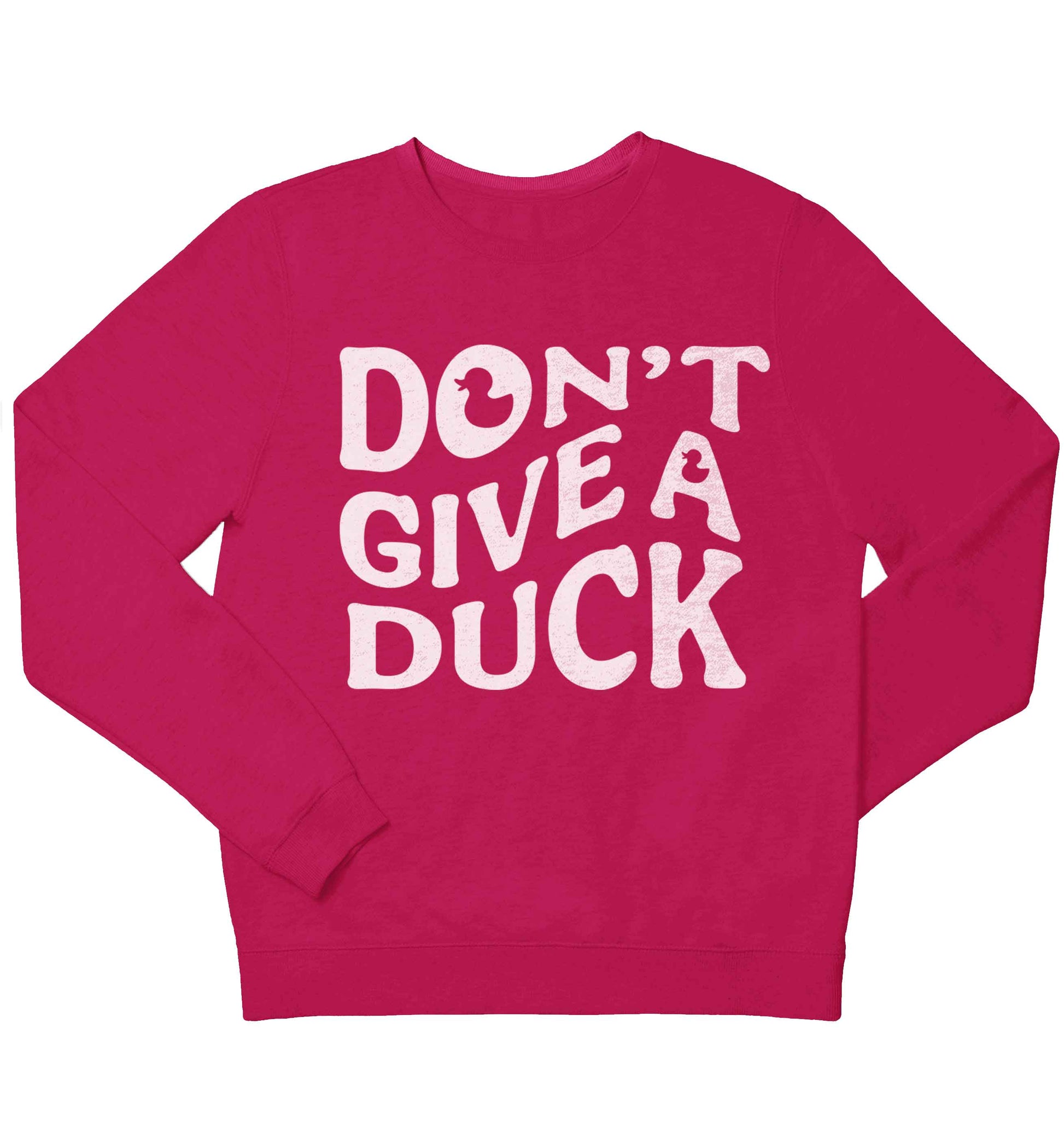 Don't give a duck children's pink sweater 12-13 Years