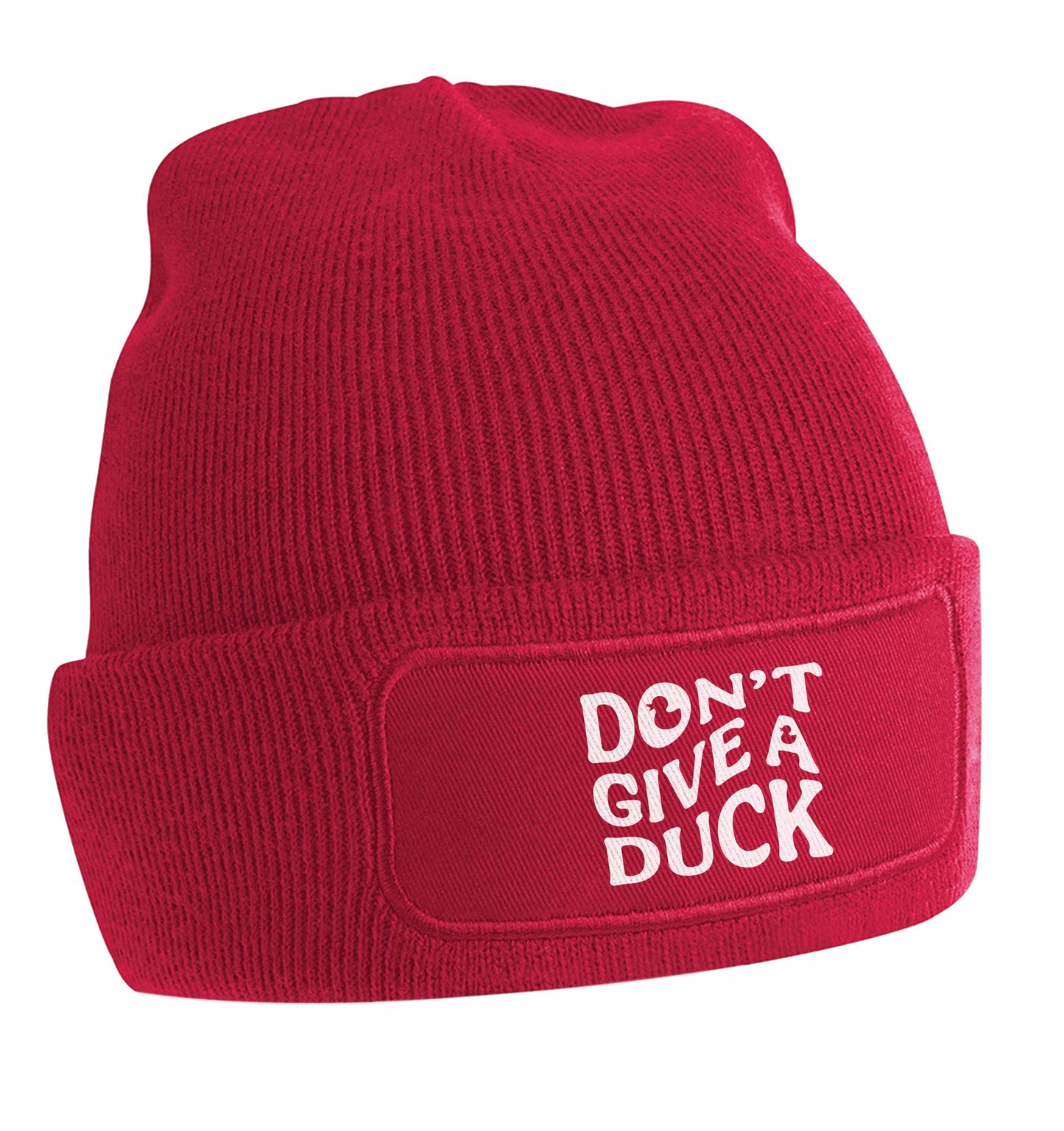 Don't give a duck beanie hat