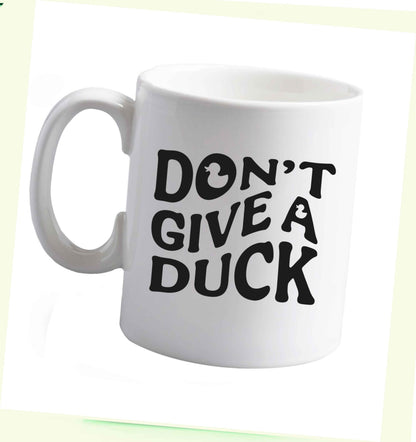 10 ozShort and Mouthy ceramic mug right handed
