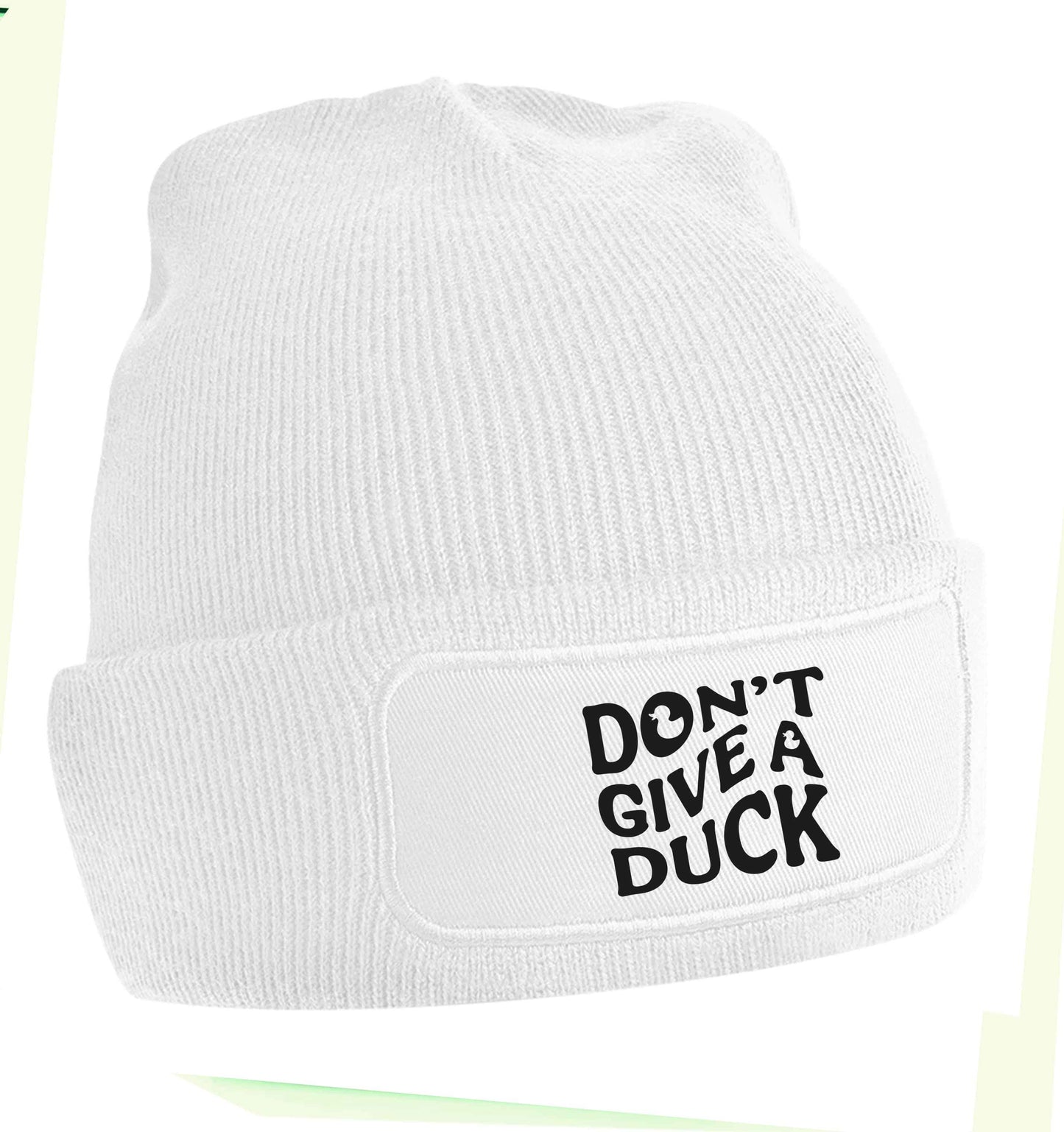 Don't give a duck beanie hat