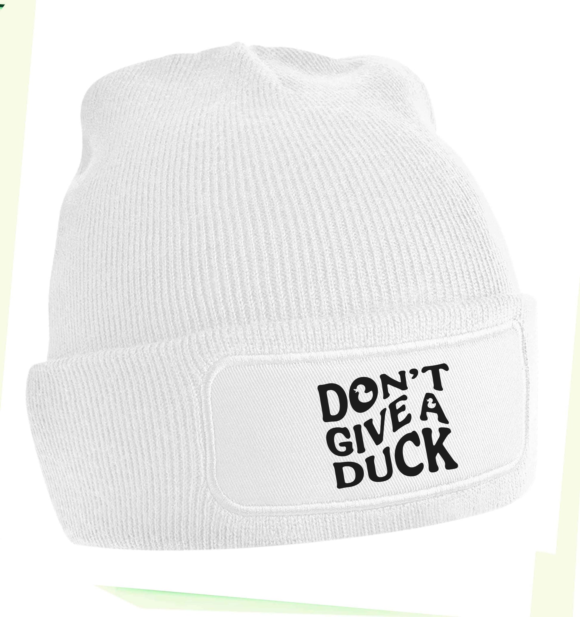 Don't give a duck beanie hat