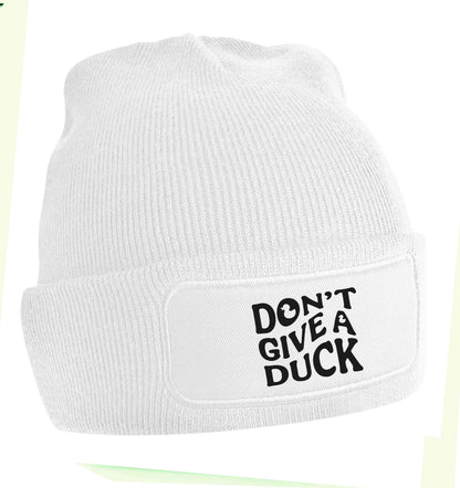 Don't give a duck beanie hat