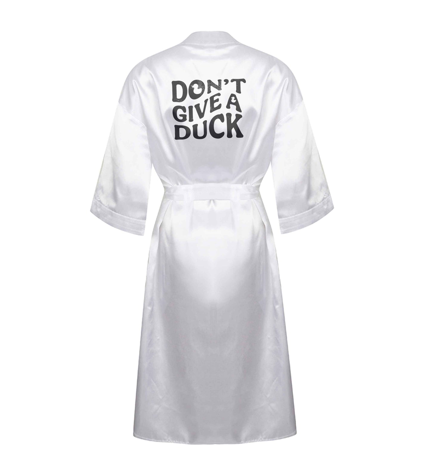 Don't give a duck XL/XXL white ladies dressing gown size 16/18