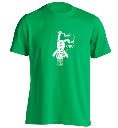 Thinking of you adults unisex green Tshirt 2XL