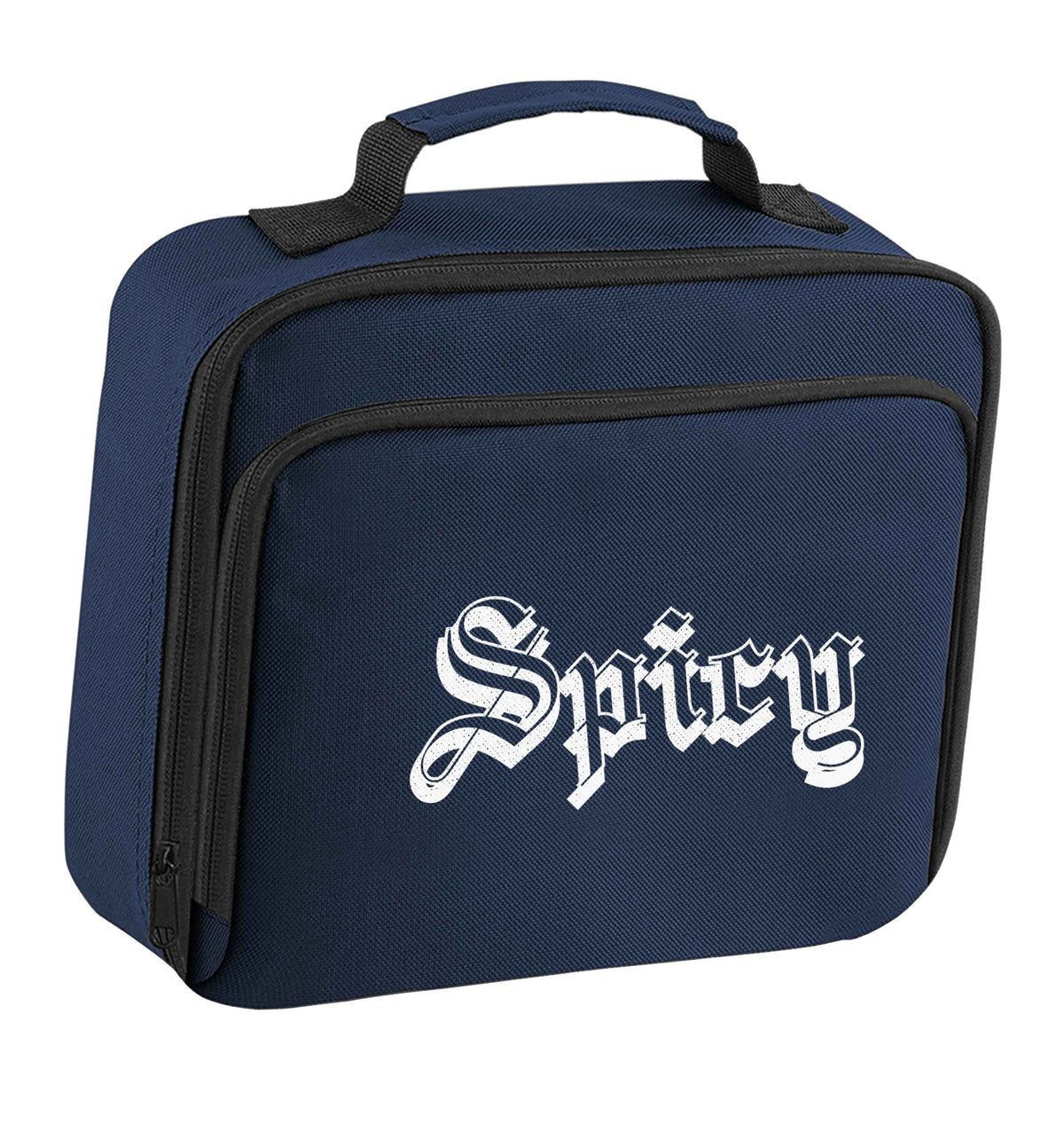 Spicy insulated navy lunch bag cooler