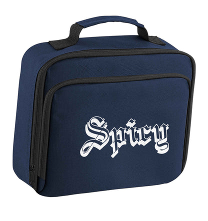 Spicy insulated navy lunch bag cooler