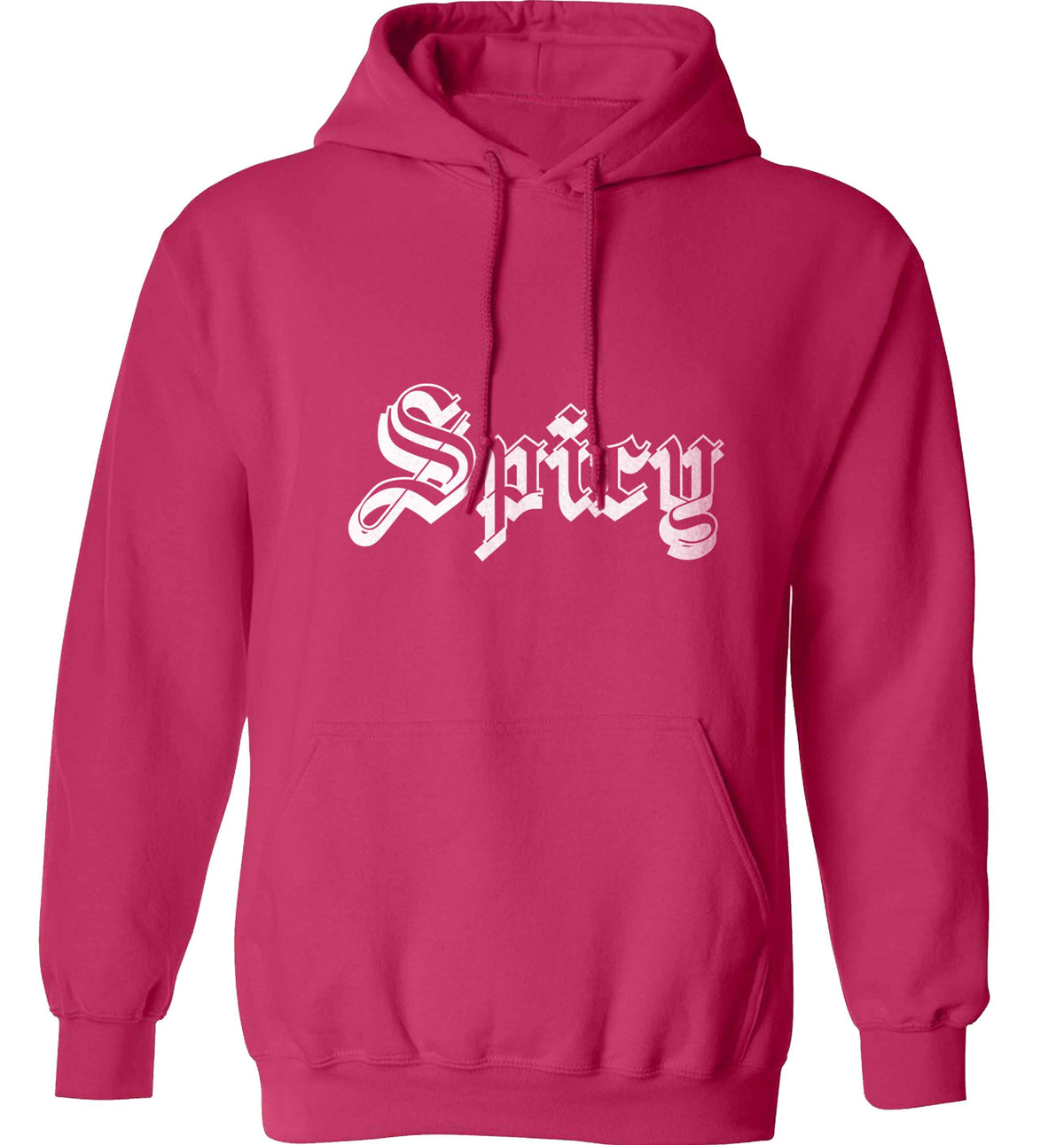 Spicy adults unisex pink hoodie 2XL
