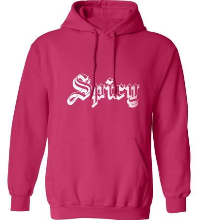 Spicy adults unisex pink hoodie 2XL