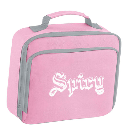 Spicy insulated pink lunch bag cooler