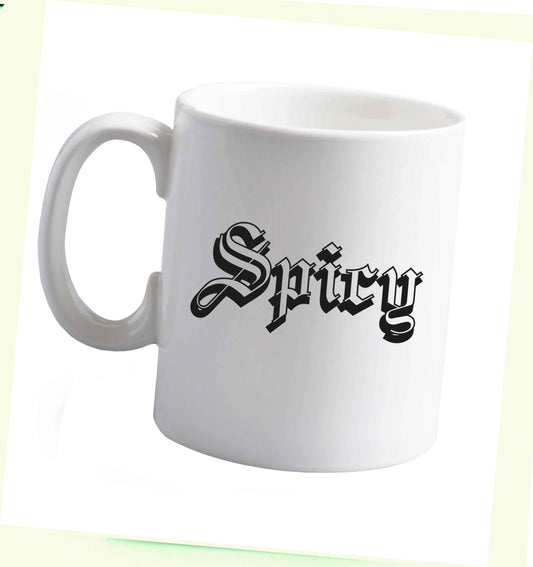 10 ozDon't Spicy ceramic mug right handed