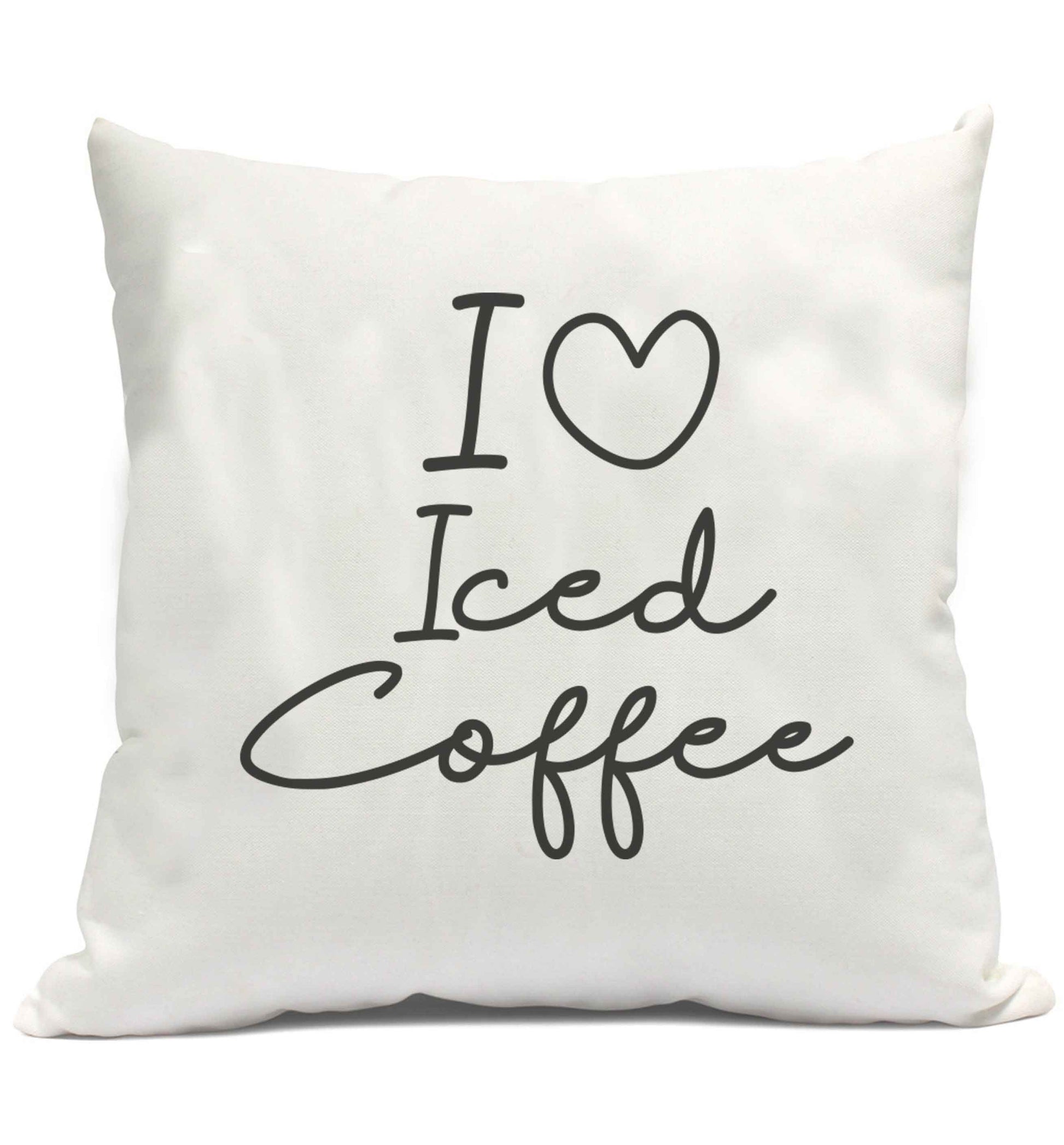 I love iced coffee cushion cover and filling