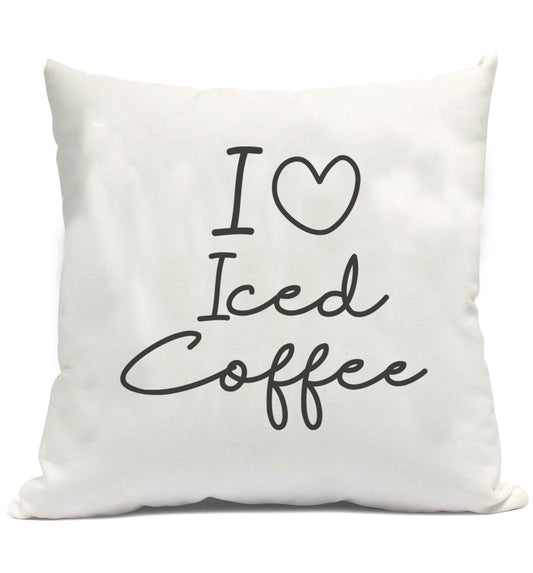 I love iced coffee cushion cover and filling