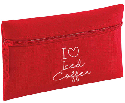 I love iced coffee pencil case
