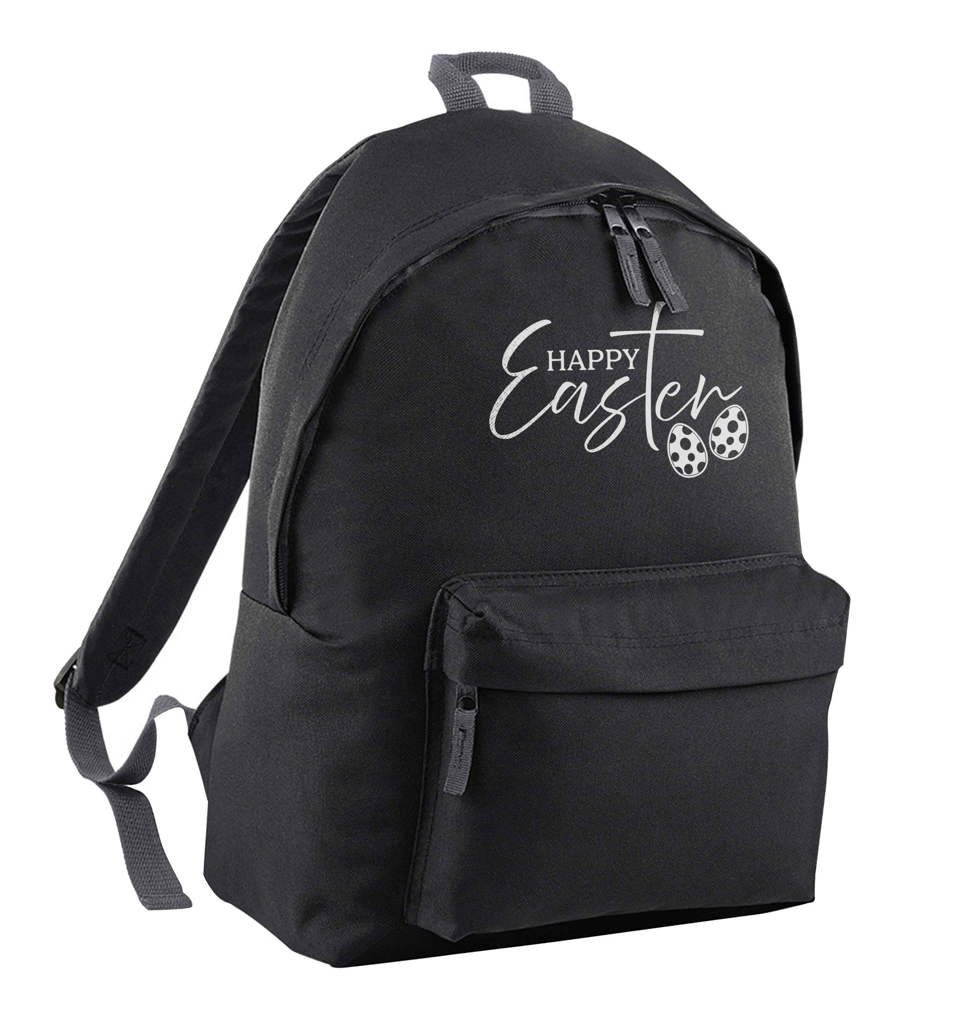 Happy Easter black children's backpack