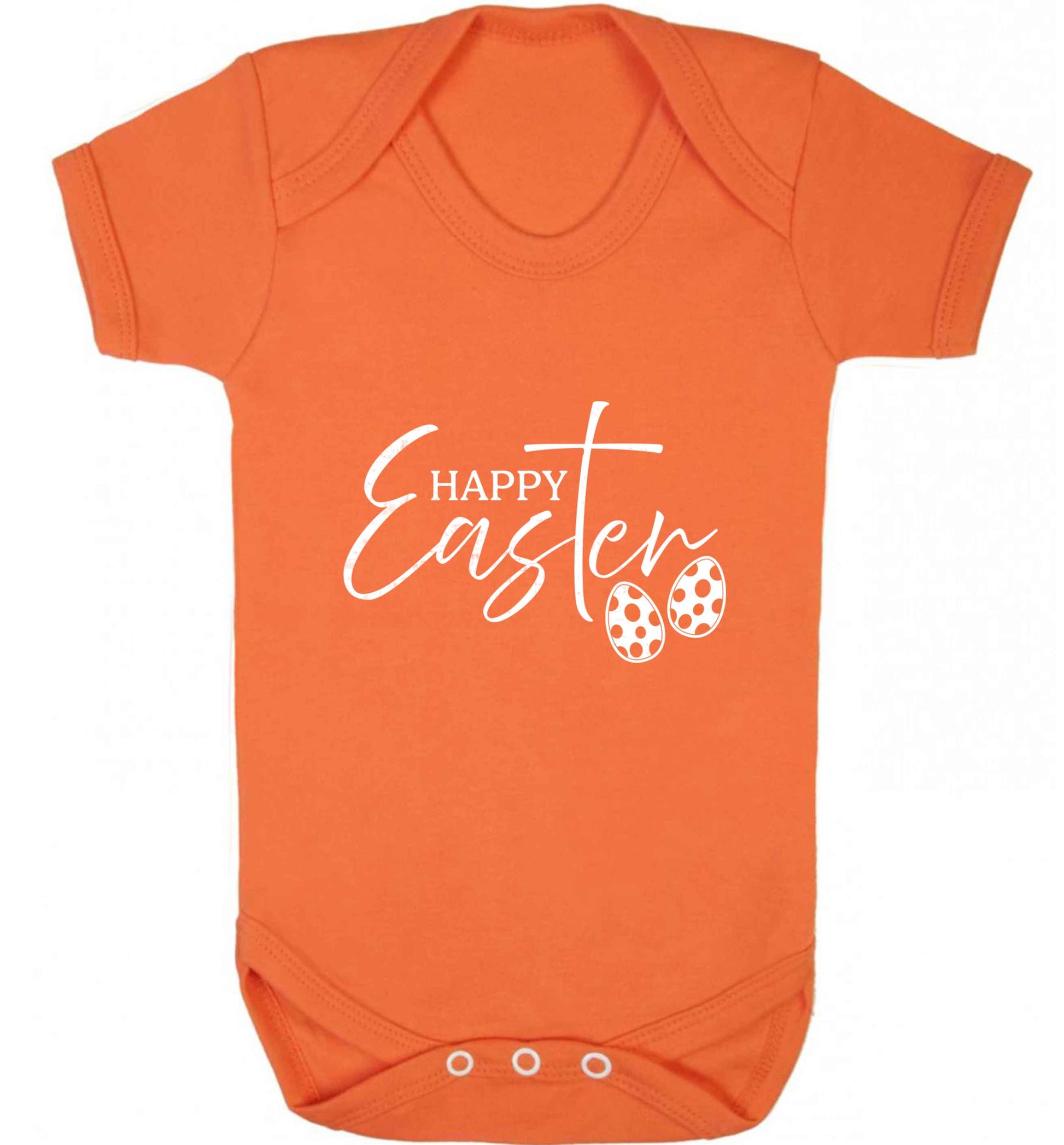 Happy Easter baby vest orange 18-24 months
