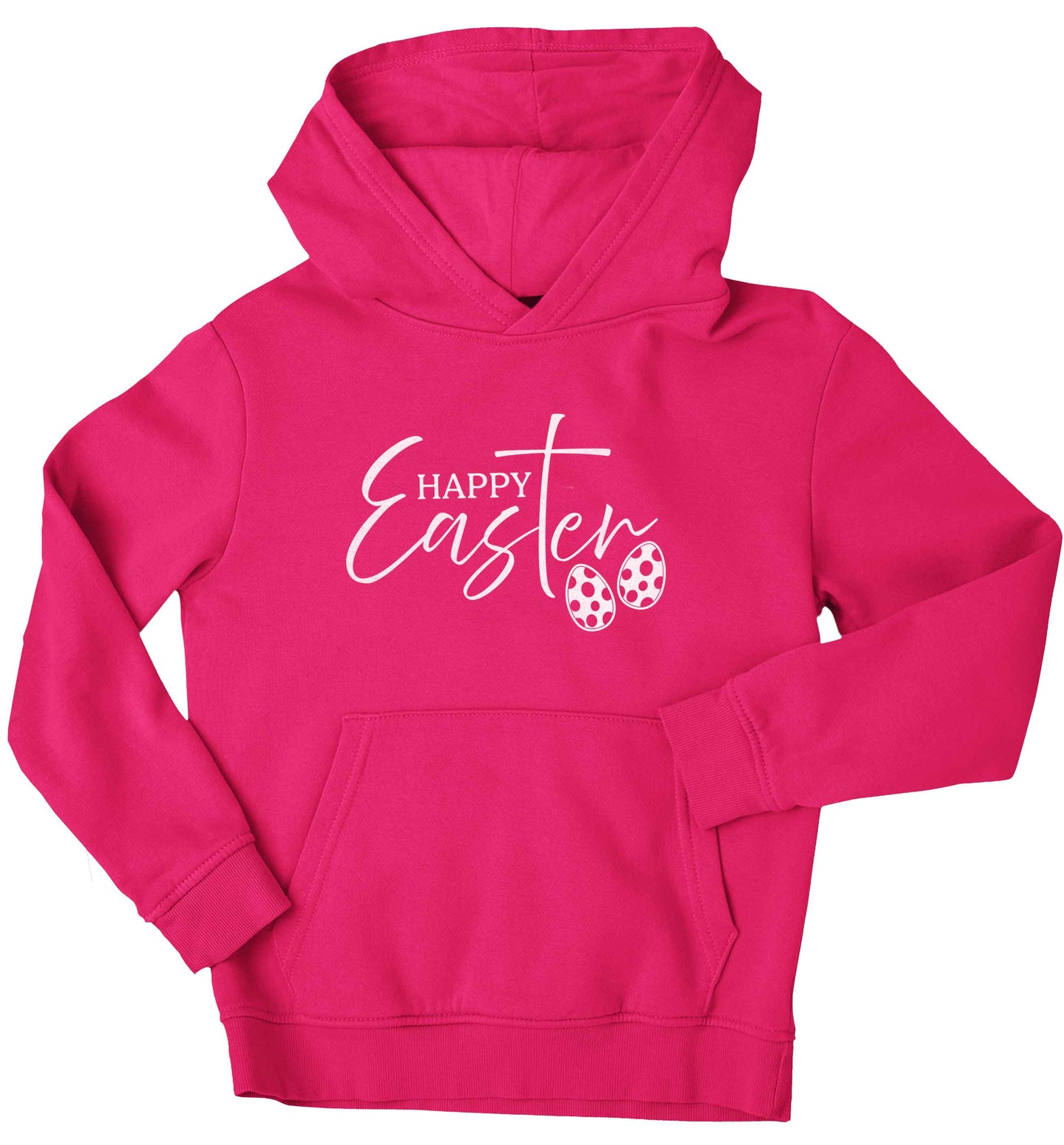 Happy Easter children's pink hoodie 12-13 Years