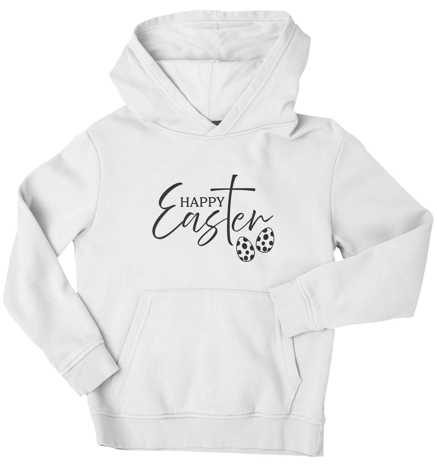 Happy Easter children's white hoodie 12-13 Years