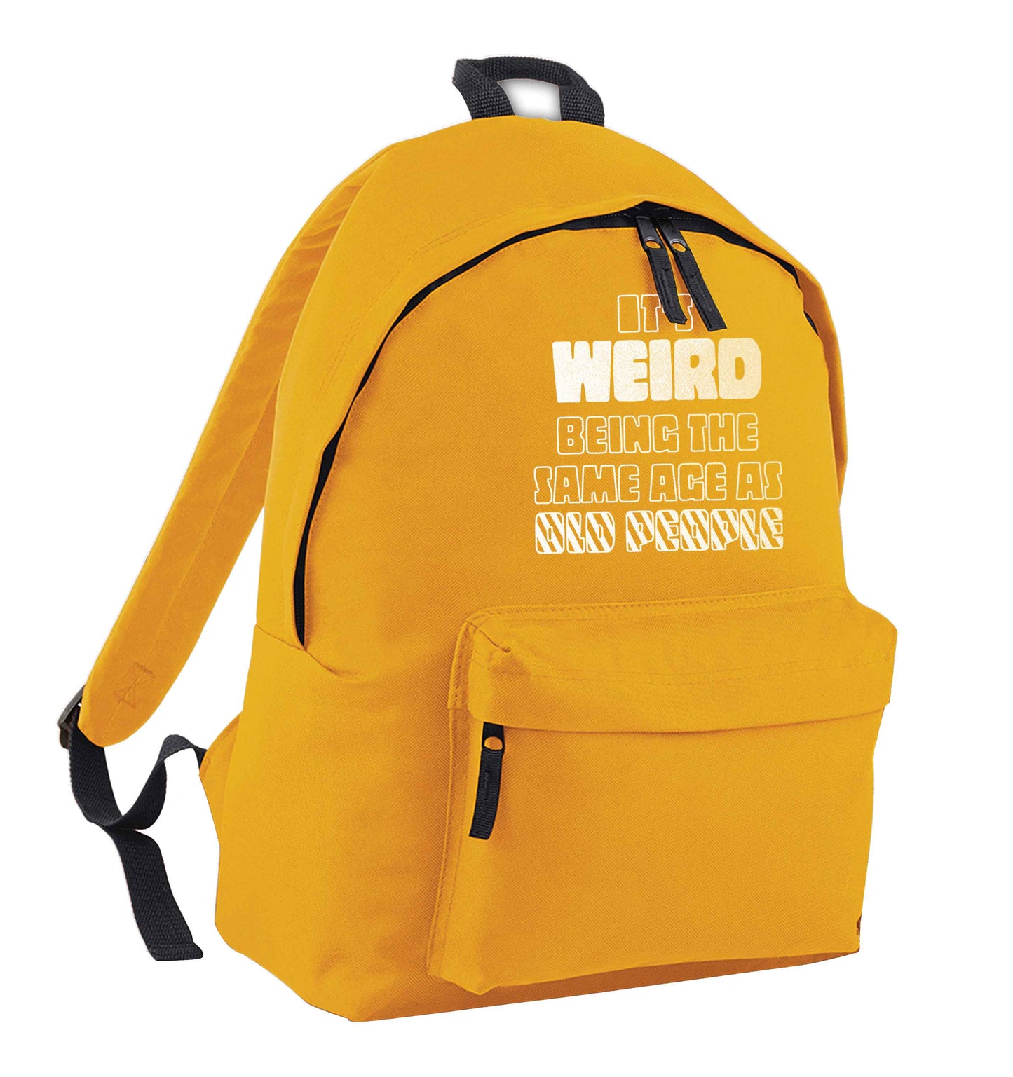 It's weird being the same age as old people natural tote bag