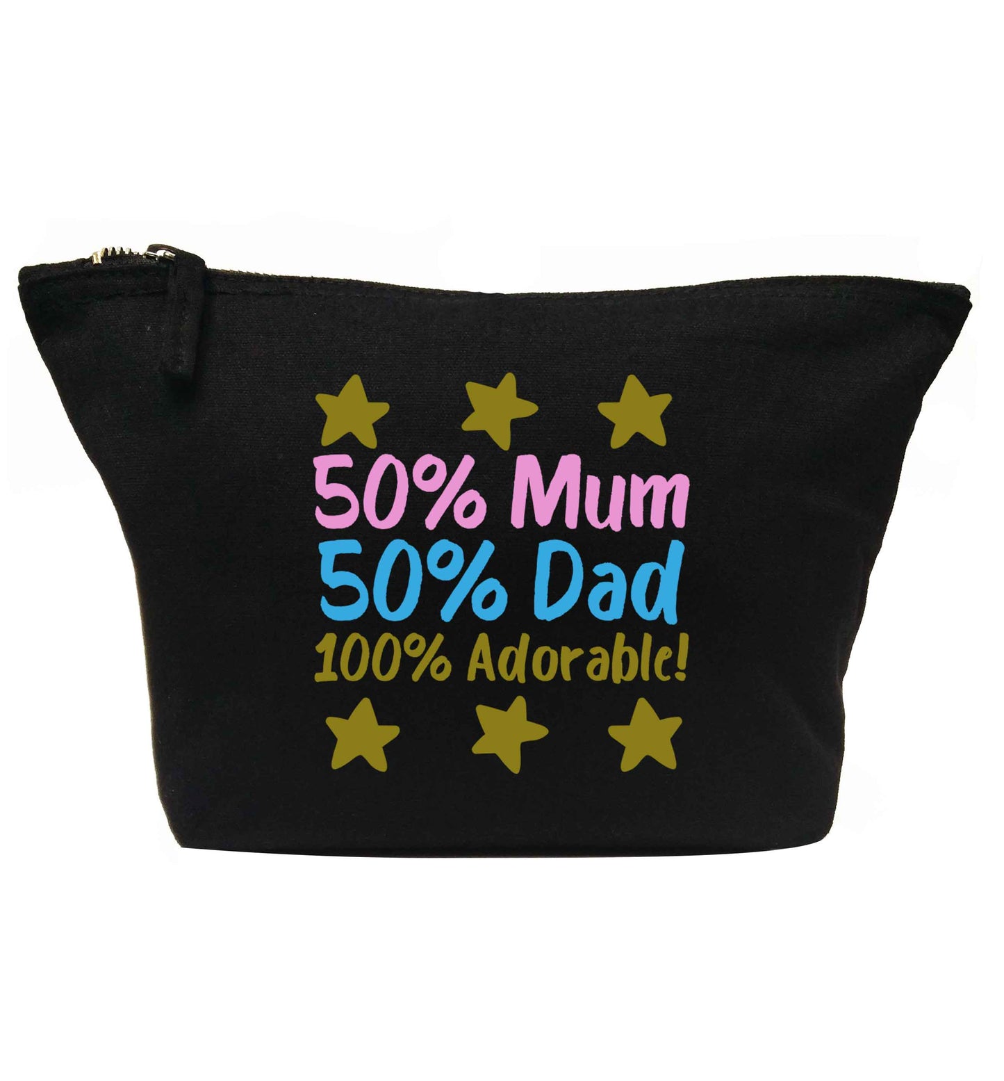50% mum 50% dad 100% adorable | Makeup / wash bag